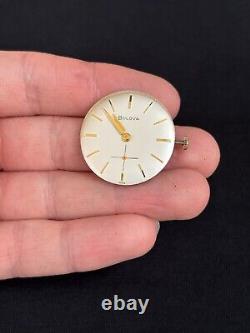 Vintage 1970 Bulova 11BL Men's 17 Jewels Swiss Thin Dress Watch RARE & Runs