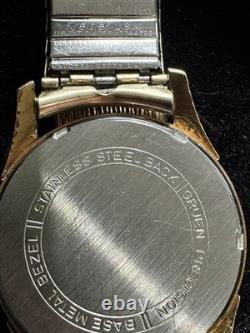 Vintage 7Up The Uncola Rare Vintage Gruen Precision Plaque G10 Swiss Men's WoW