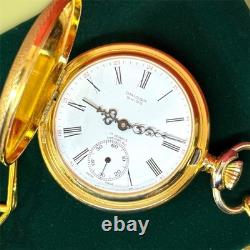 Vintage ARNEX Pocket Watch Oriosa Incabloc Mechanical Swiss Chain Box Rare Old