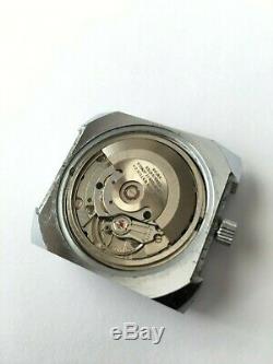 Vintage Alpha Automatic Jump HOUR watch 17 Jewels Digitale 10567 RARE Swiss