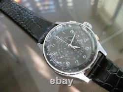 Vintage And Rare Angelus Chronograph Suisse 17 Jewels Swiss Made Wristwatch