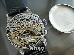 Vintage And Rare Angelus Chronograph Suisse 17 Jewels Swiss Made Wristwatch