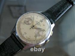 Vintage And Rare Chronograph Suisse Venus 17 Jewels Swiss Made Wristwatch