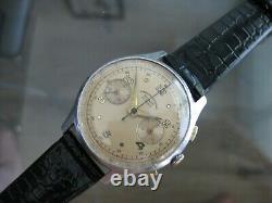 Vintage And Rare Chronograph Suisse Venus 17 Jewels Swiss Made Wristwatch