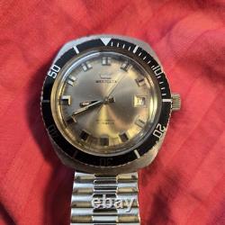 Vintage And Rare Swiss Westclox Diver Automatic Watch 60's Working