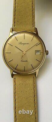 Vintage Bergana Watch 7 Jewels Quartz ESA 947111 ESA Y2.2B Swiss Made RARE