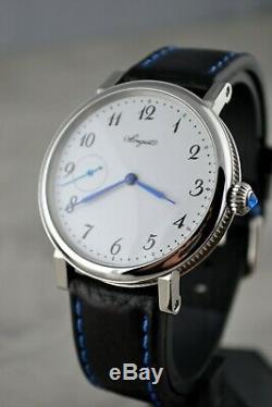 Vintage Breguet Classic Watch Swiss Mechanical Winding Rare Mens White 3210BA