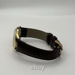 Vintage Bulova 23 Jewels Automatic Date Rare Dial 32mm Swiss Mens Watch Runs