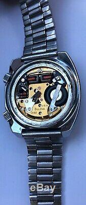 Vintage Bulova Accutron Snorkel 666 FEET Swiss Stainless-Steel Day Date RARE