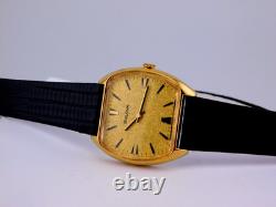 Vintage Bulova Conselor M 17j Swiss 18k Gp Mens Wristwatch Serviced Rare C1970