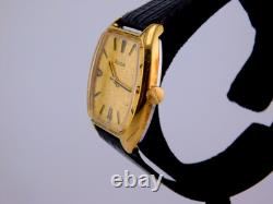 Vintage Bulova Conselor M 17j Swiss 18k Gp Mens Wristwatch Serviced Rare C1970