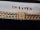 Vintage Bulova With Box Diamond 18k Gold Stamped Swiss AG rare needs battery