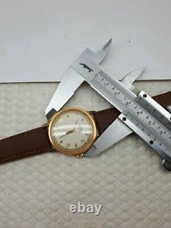 Vintage Buren Grand Prix Wrist Hand Wind Wrist Watch Gp Mens Rare Swiss Made