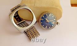 Vintage Burgana Watch Skin Diver 5ATM Mechanic Swiss Watch 1970s Very Rare