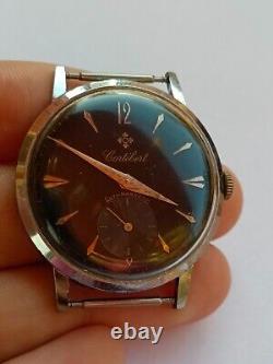 Vintage CORTEBERT Cal 678 Anti-magnetic Swiss Men's Watch RARE