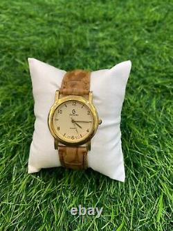 Vintage Calvin Hill Watch Quartz 1990's 33mm Gents Swiss Made Mint Rare Unisex