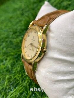 Vintage Calvin Hill Watch Quartz 1990's 33mm Gents Swiss Made Mint Rare Unisex