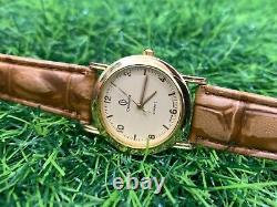 Vintage Calvin Hill Watch Quartz 1990's 33mm Gents Swiss Made Mint Rare Unisex