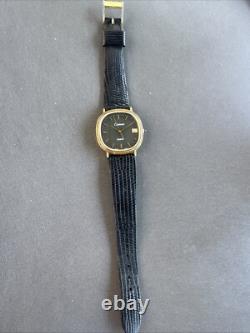 Vintage Catena 505 18K Gold Electroplated Watch TIGER EYE DIAL Swiss Made RARE