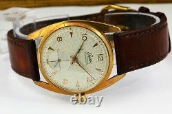 Vintage Collectible Rare Swiss Men's Wristwatch Creation 17JGold Plated Watch