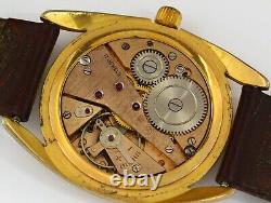 Vintage Collectible Rare Swiss Men's Wristwatch Creation 17JGold Plated Watch