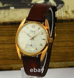 Vintage Collectible Rare Swiss Men's Wristwatch Creation 17JGold Plated Watch