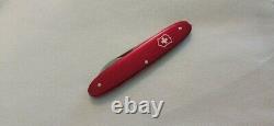 Vintage Collectible Victorinox Secretary Swiss Army Knife Red Alox Victoria Rare