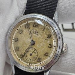 Vintage Croton Resistal Military Wrist Watch Rare Waterproof Swiss Cal F36C2084