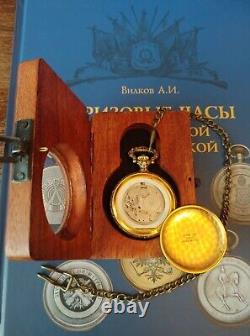 Vintage Cycle Swiss Pocket Watch Mechanical Chain Box Dog Hunter Engraved Rare