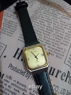 Vintage Cyma watch Tank Quartz Swiss Women 90s Rare Watch