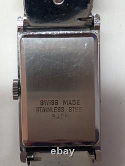 Vintage DIAREX Jewelry Mechanical SWISS Tank Watch. 1970s RARE