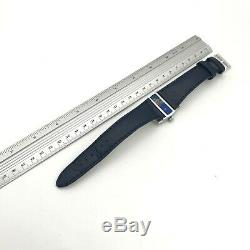 Vintage Directime LIP Baschmakoff Jump Hour RARE Swiss Mechanical Men Watch Blue