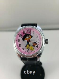 Vintage Disney watch for men swiss made, Rare collector watch, working