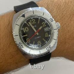 Vintage Diver Watch TRIB Nivada Depthmaster Style Manual Swiss Made 70s Rare