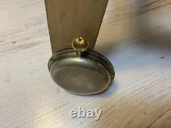 Vintage Doxa Pocket Watch Mechanical Brevet 8 Days Swiss Dial Mens Rare Old 20th
