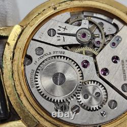 Vintage E BRANDT & Fils WATCH Wristwatch watch 17 jewels Carling Swiss Thin Rare