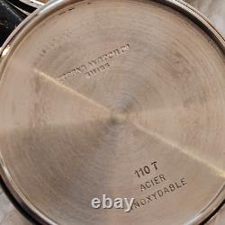 Vintage ETERNA Mechanical Men's Watch Cal 1476K RARE 17J Swiss Steel'65 MINT