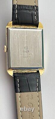 Vintage Elgin Watch 17 Jewels Dress Watch Elgin 02 7043 Swiss Serviced RARE