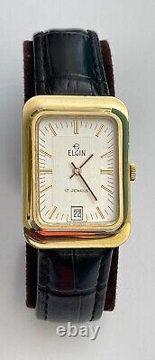 Vintage Elgin Watch 17 Jewels Dress Watch Elgin 02 7043 Swiss Serviced RARE