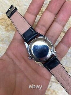 Vintage Elgin Watch Automatic Swiss Silver 25 Jewels 1960's Gents 36mm Rare Mens