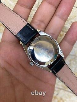 Vintage Elgin Watch Automatic Swiss Silver 25 Jewels 1960's Gents 36mm Rare Mens