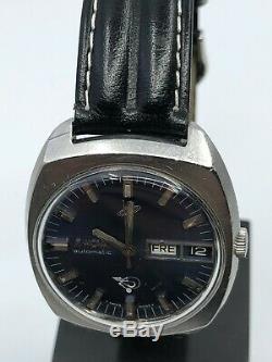 Vintage Enicar Ocean Automatic Day/Date Swiss Watch with rare Panalpina logo