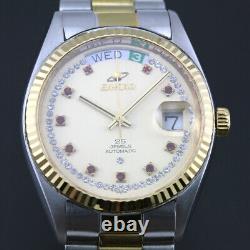 Vintage Enicar Very Rare Day Date President Men`s Automatic 25jewels Swiss Watch