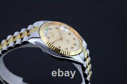 Vintage Enicar Very Rare Day Date President Men`s Automatic 25jewels Swiss Watch
