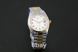 Vintage Enicar Very Rare Day Date President Men`s Automatic 25jewels Swiss Watch