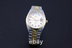 Vintage Enicar Very Rare Day Date President Men`s Automatic 25jewels Swiss Watch