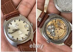 Vintage Enicar Watch Star Jewels Ocean Pearl 1960s Swiss Made 2334 Gents Rare