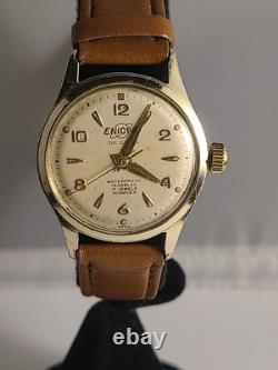 Vintage Enicar men's Rare collector watch, working