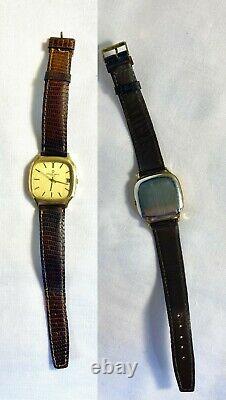 Vintage Eterna Matic 3003 Auto Wrist Watch Square Men's Gp Swiss Vintage Rare