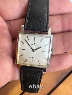 Vintage Excellent Zenith mechanical cal. 2531 Square Swiss rare Watch 29mm